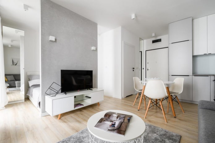 Distribución del interior de un estudio