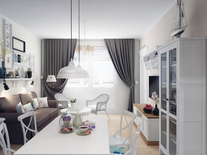 Zona de estar-cocina