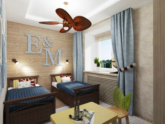 Habitación infantil para dos niños