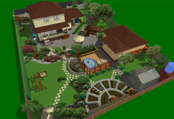 Parcela rectangular para casa de verano
