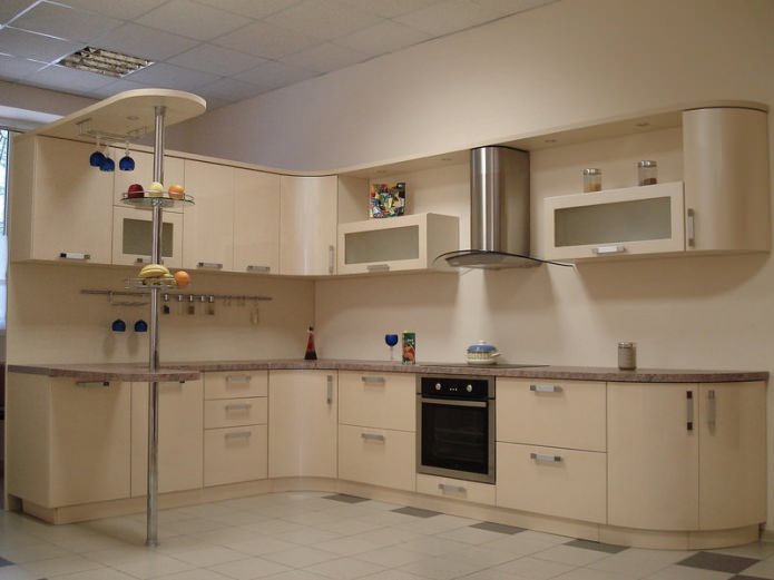 Conjunto de cocina beige