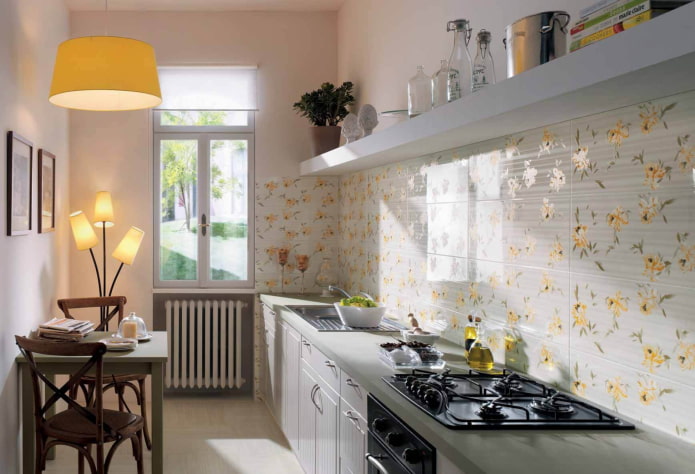 decoración de cocinas estrechas