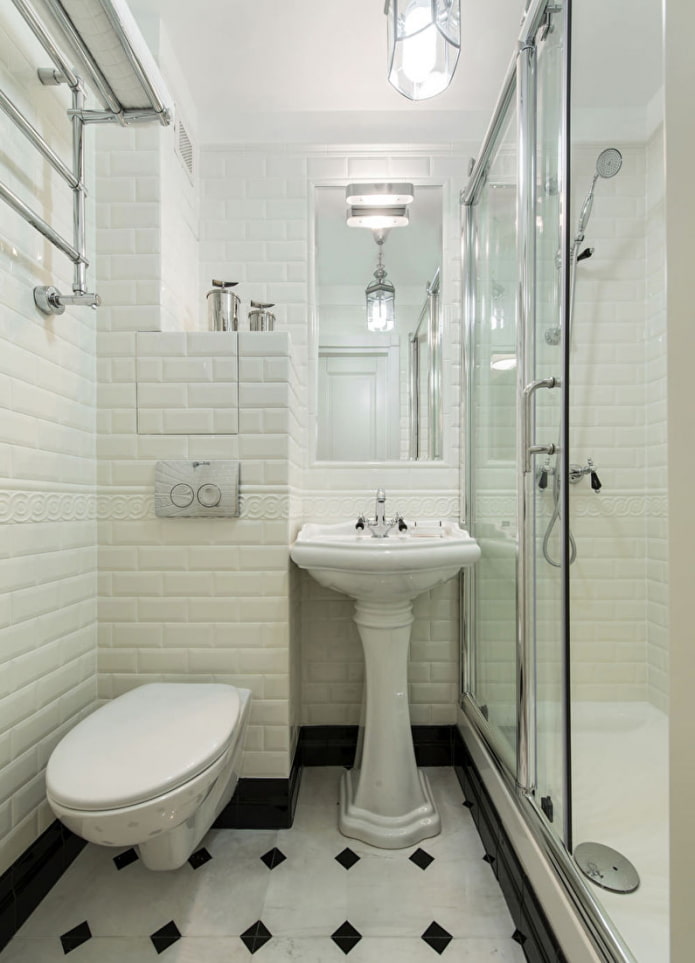 lavabo con pedestal