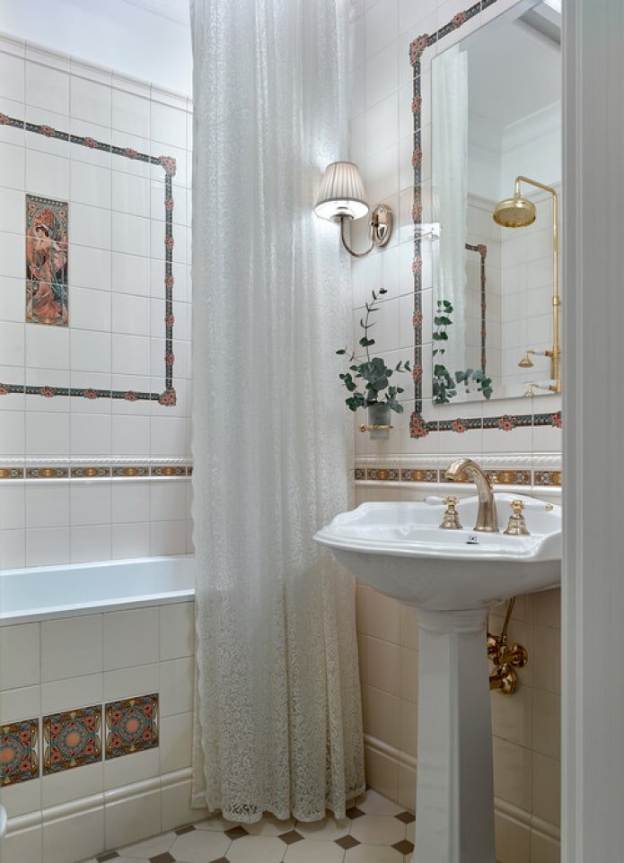 Baño de estilo clásico