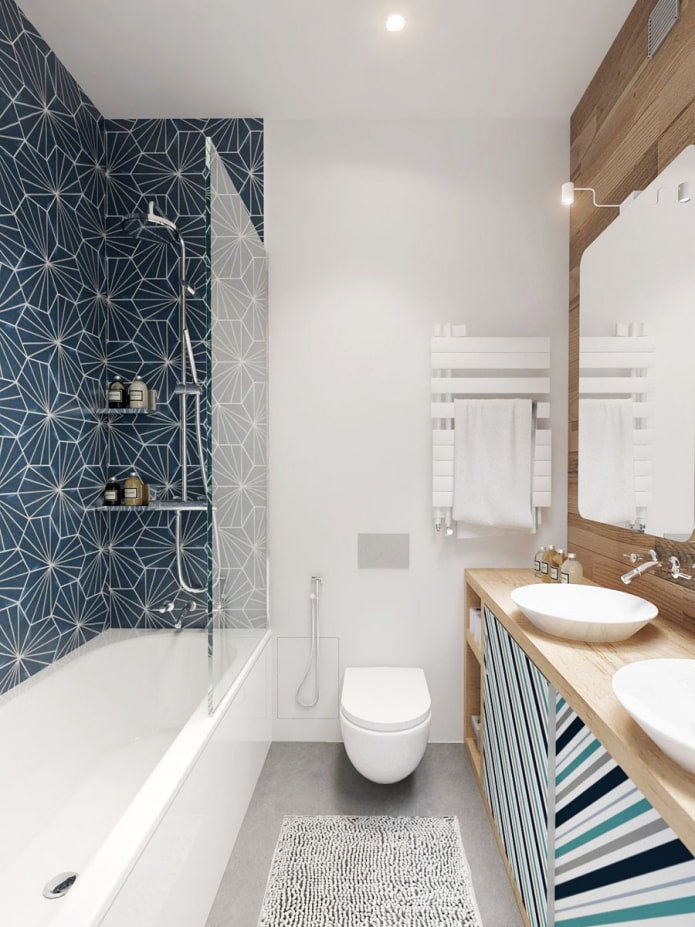 Azulejos modernos para el baño