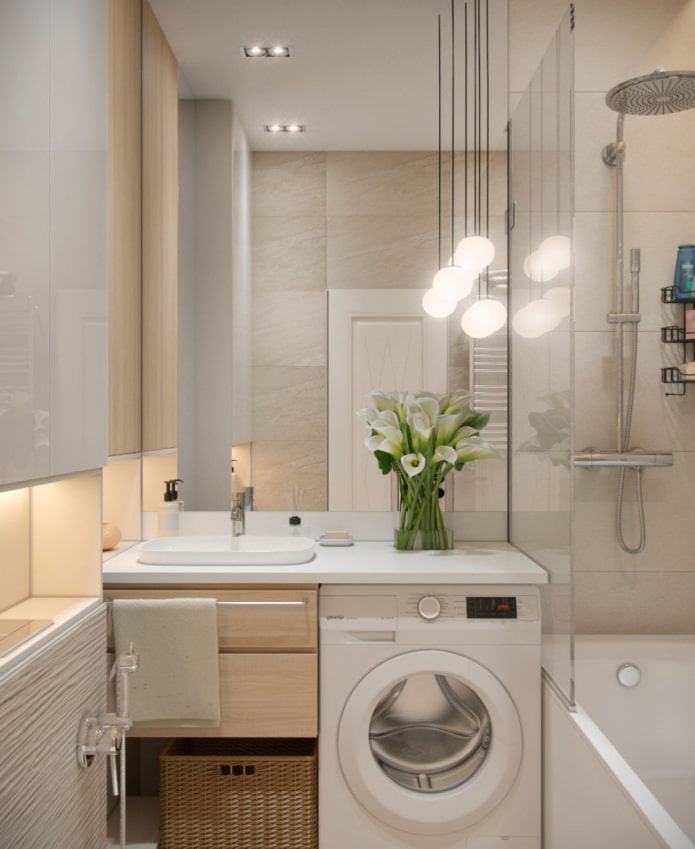 Mampara de cristal para el baño