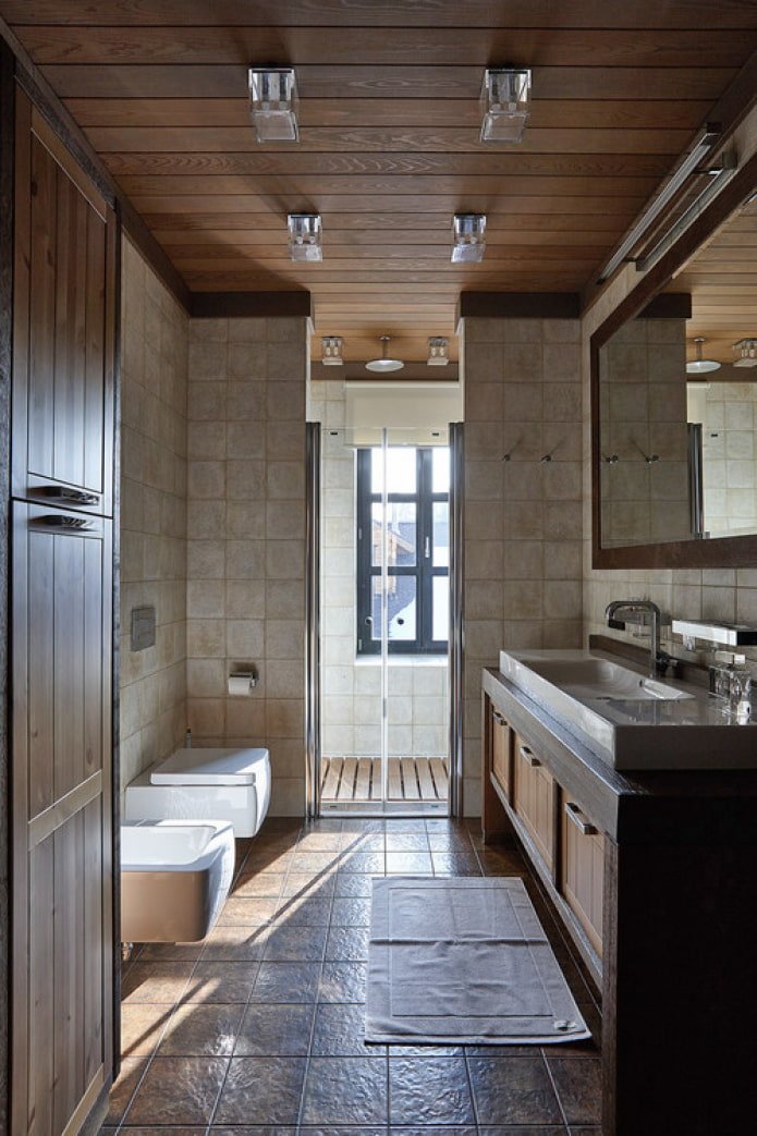Ducha con ventana