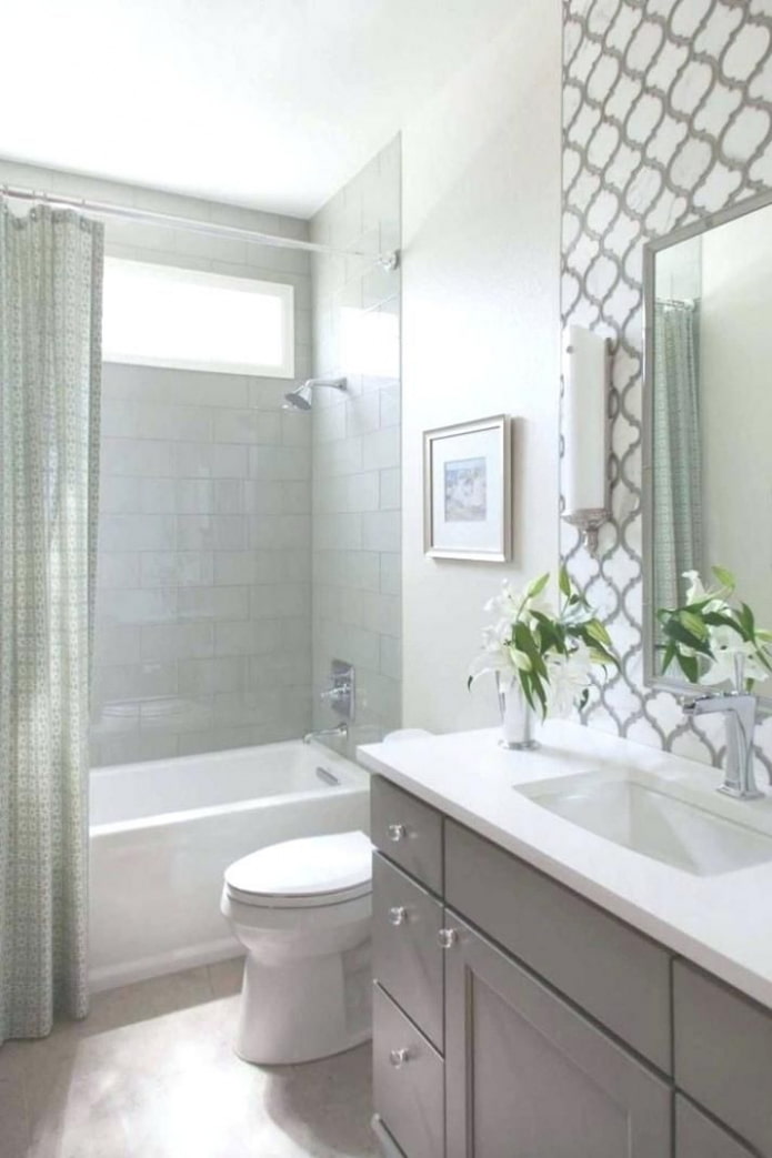 baño con travesaño