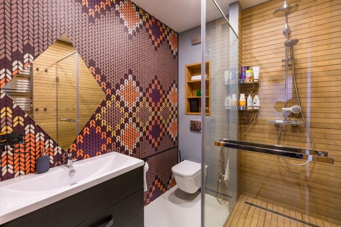 ducha en el baño