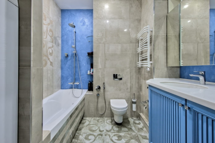 acabado de baño combinado