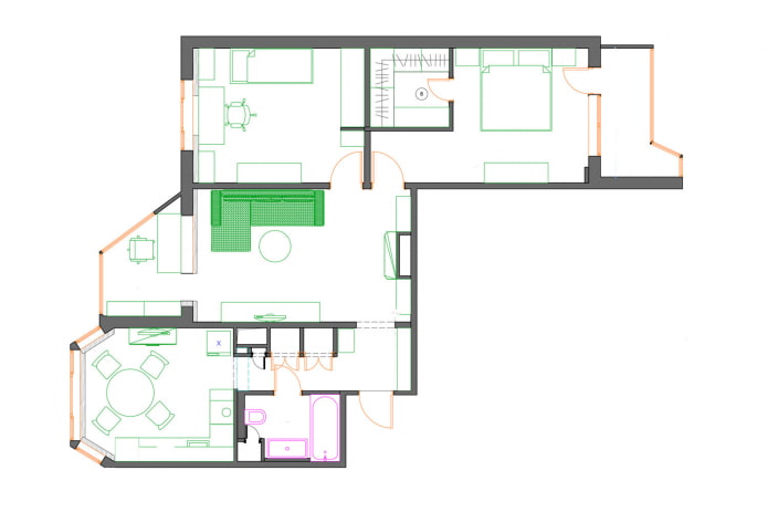 Plano del apartamento