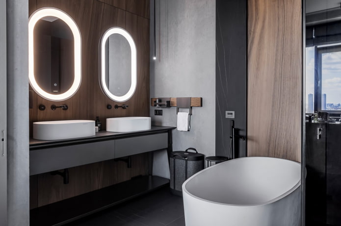 baño en estilo Japandi