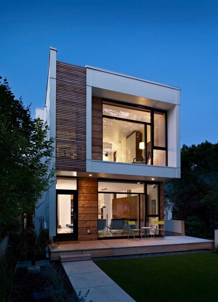 casa pequeña de estilo high-tech