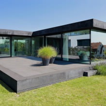 Casas con ventanas panorámicas: 70 mejores fotos y soluciones inspiradoras y Soluciones-16