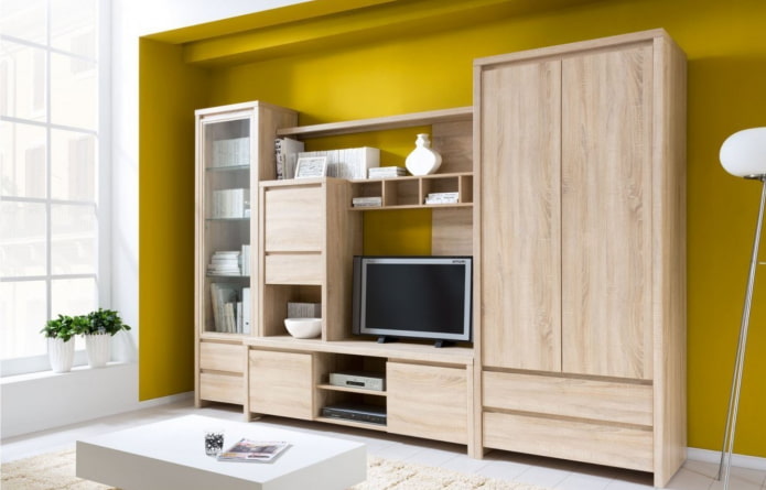 mueble de pared roble sonoma
