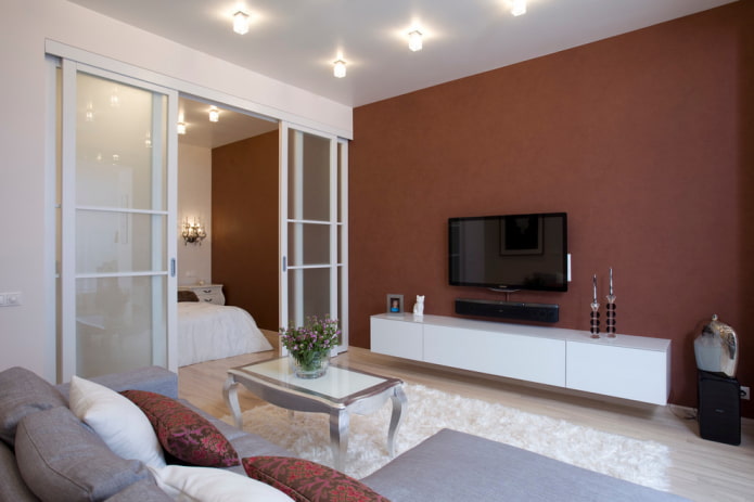 Puertas de compartimentos para zonificar una habitación