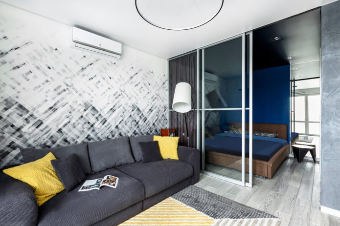 Puertas con compartimentos para dividir una habitación