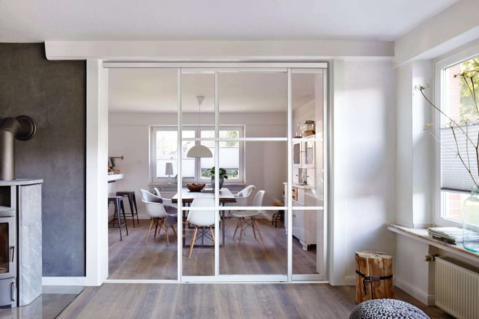 Puertas de compartimentos en estilo escandinavo