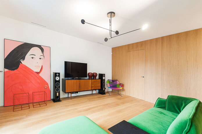 Puertas para el salón en estilo moderno