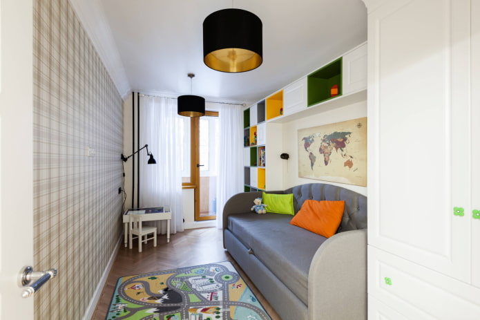 Habitación infantil en una Khrushchevka