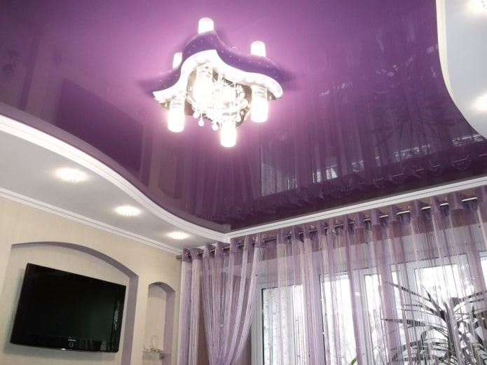 estructura elástica de dos niveles morada