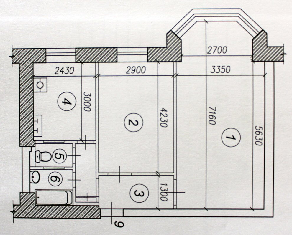 Distribución del apartamento