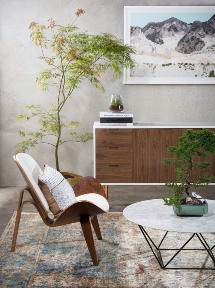 Muebles de sala de estar de estilo japonés