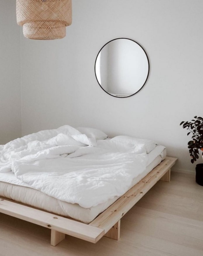 Dormitorio de estilo Japandi
