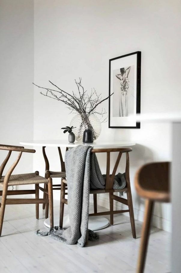 comedor de estilo minimalista