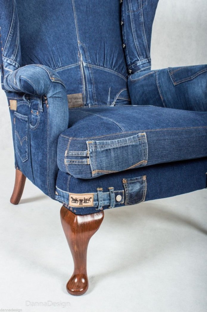 Tapicería de jeans