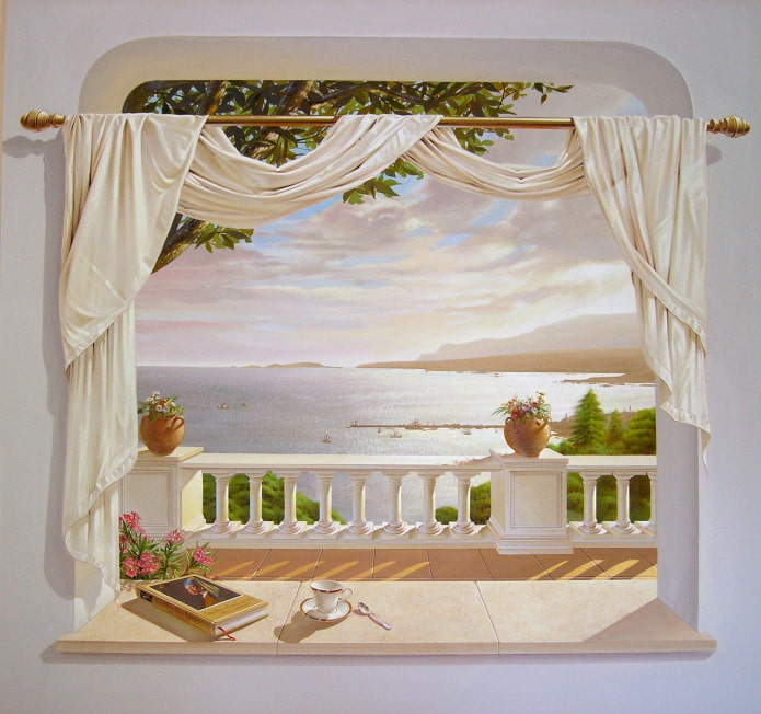 ventana dibujada