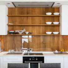Opciones de acabado y características de diseño de delantales de cocina-0