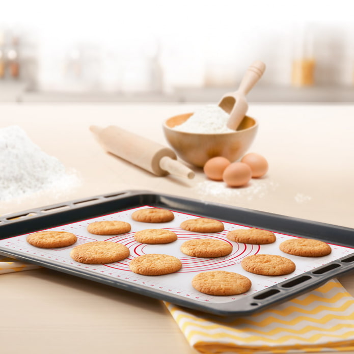 Galletas en la alfombrilla