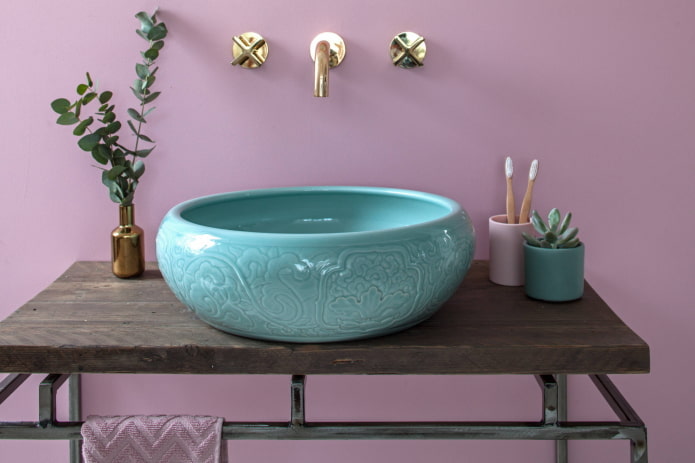 Lavabo azul