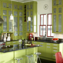 ¿Cómo decorar el interior de una cocina en color pistacho?-0