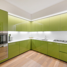 ¿Cómo decorar el interior de una cocina en color pistacho?-1