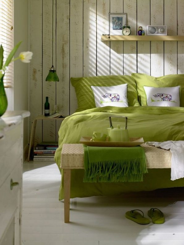 ropa de cama pistacho