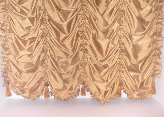 cortinas de satén para toldos
