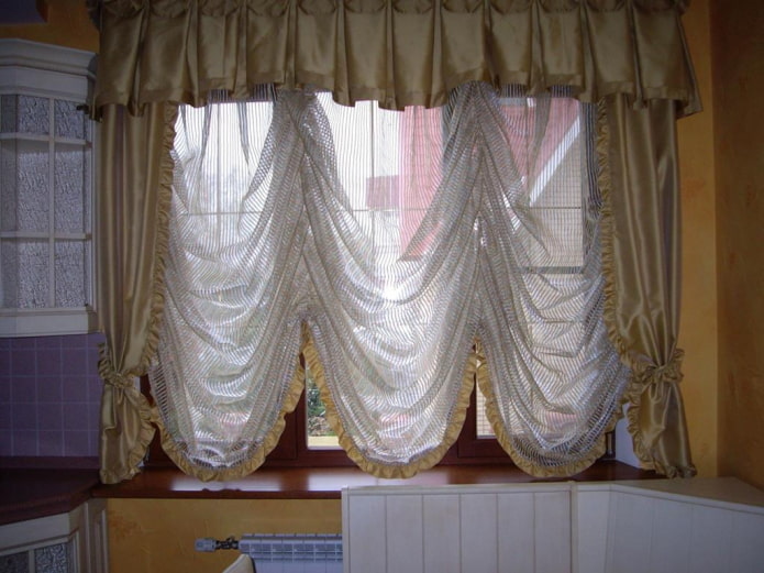 Cortinas francesas de organza