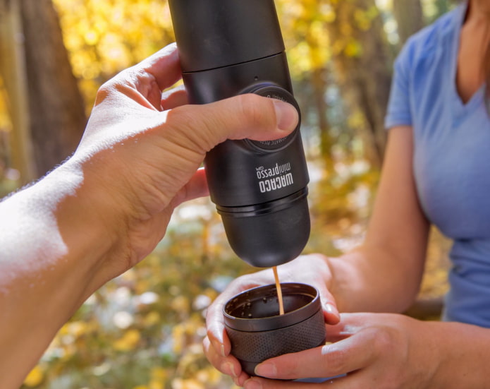 Mini cafetera portátil