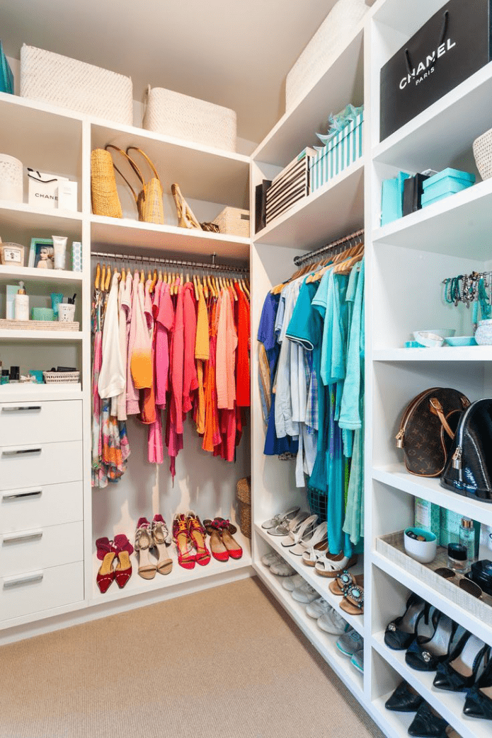 Organización del vestidor