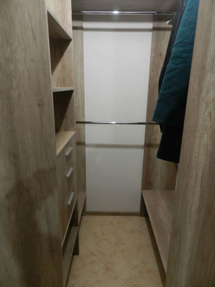 vestidor de dos filas