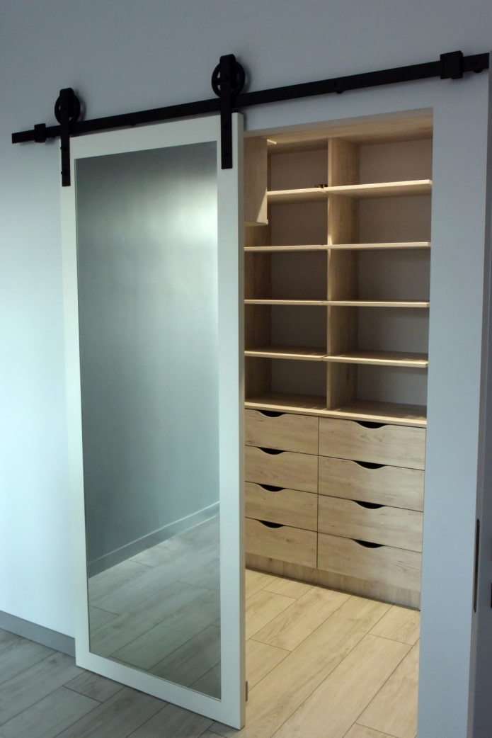 puerta corredera al vestidor