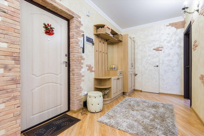 Diseño de baldosas de yeso en el interior