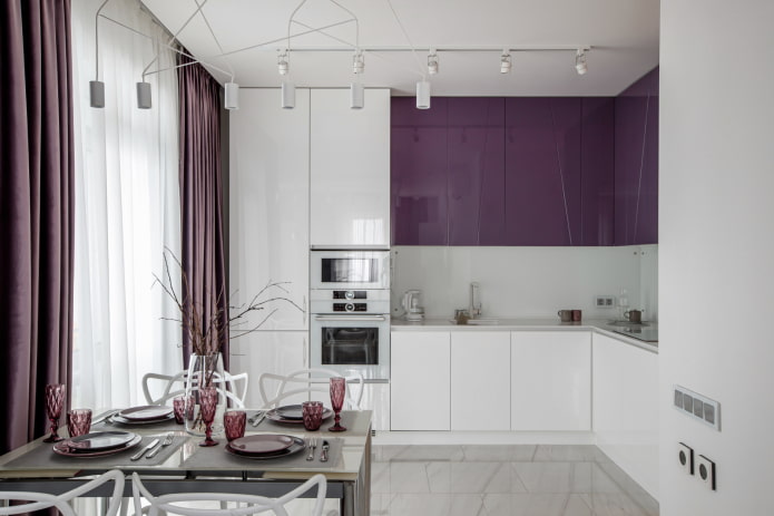 combinación de colores en la cocina