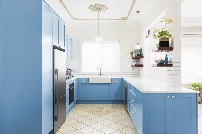 cocina en forma de U