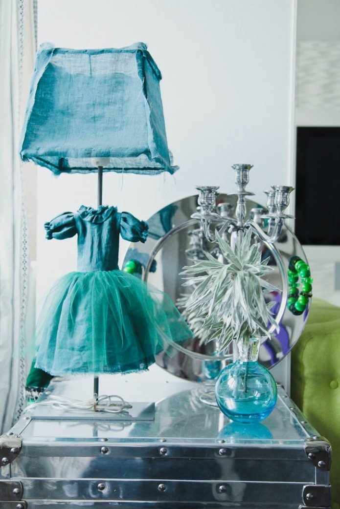 Accesorios azules para el interior