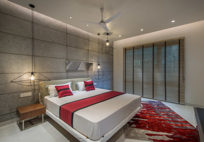 horizontal slats in a modern style