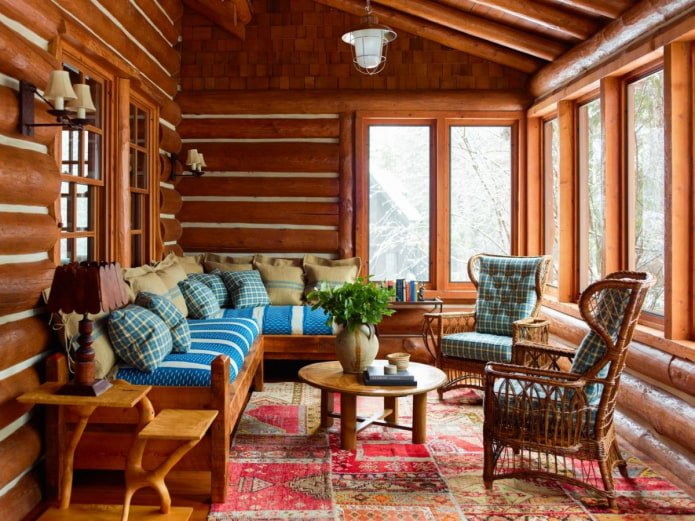 muebles de madera para la dacha