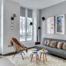 ¿Cómo organizar una sala de estar con dos ventanas? - 0